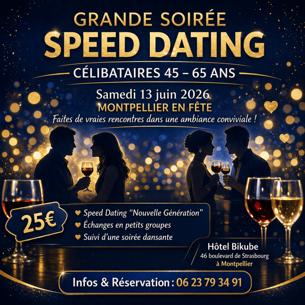 Flyer soirée célibataires 13 juin 2026